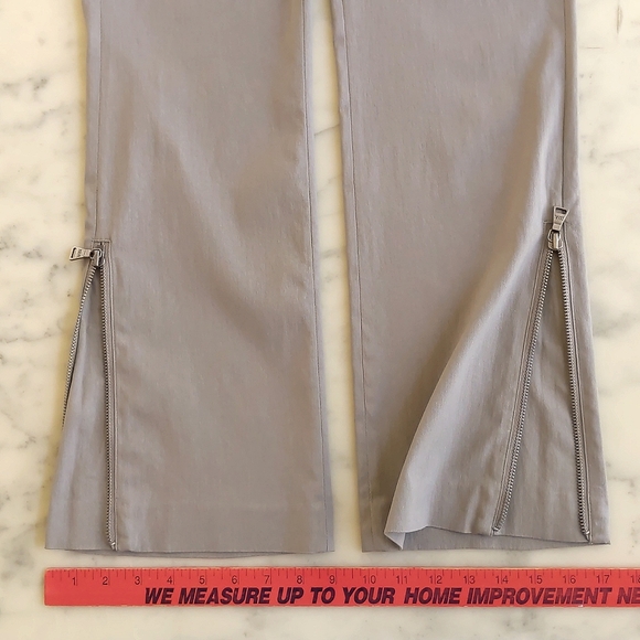 NWOT. Vintage Express Stylist High-Waist Bottom Side Zip Straight Leg Dress Pant - Picture 5 of 6